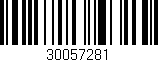 Código de barras (EAN, GTIN, SKU, ISBN): '30057281'