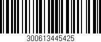 Código de barras (EAN, GTIN, SKU, ISBN): '300613445425'