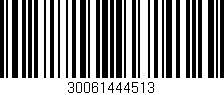 Código de barras (EAN, GTIN, SKU, ISBN): '30061444513'