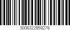 Código de barras (EAN, GTIN, SKU, ISBN): '3006322859279'