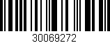 Código de barras (EAN, GTIN, SKU, ISBN): '30069272'