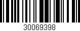Código de barras (EAN, GTIN, SKU, ISBN): '30069398'