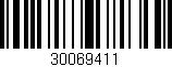 Código de barras (EAN, GTIN, SKU, ISBN): '30069411'