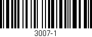 Código de barras (EAN, GTIN, SKU, ISBN): '3007-1'