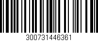 Código de barras (EAN, GTIN, SKU, ISBN): '300731446361'