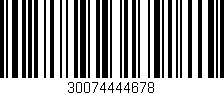 Código de barras (EAN, GTIN, SKU, ISBN): '30074444678'