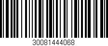 Código de barras (EAN, GTIN, SKU, ISBN): '30081444068'
