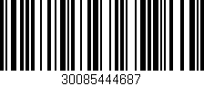 Código de barras (EAN, GTIN, SKU, ISBN): '30085444687'