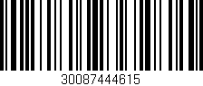 Código de barras (EAN, GTIN, SKU, ISBN): '30087444615'
