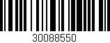 Código de barras (EAN, GTIN, SKU, ISBN): '30088550'