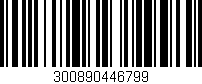 Código de barras (EAN, GTIN, SKU, ISBN): '300890446799'