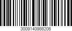 Código de barras (EAN, GTIN, SKU, ISBN): '3009140988206'