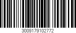 Código de barras (EAN, GTIN, SKU, ISBN): '3009179102772'