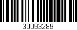 Código de barras (EAN, GTIN, SKU, ISBN): '30093289'