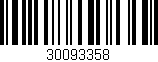 Código de barras (EAN, GTIN, SKU, ISBN): '30093358'