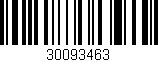 Código de barras (EAN, GTIN, SKU, ISBN): '30093463'