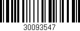 Código de barras (EAN, GTIN, SKU, ISBN): '30093547'