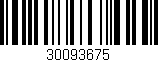 Código de barras (EAN, GTIN, SKU, ISBN): '30093675'