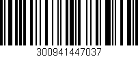 Código de barras (EAN, GTIN, SKU, ISBN): '300941447037'