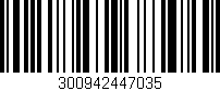 Código de barras (EAN, GTIN, SKU, ISBN): '300942447035'