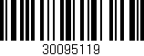 Código de barras (EAN, GTIN, SKU, ISBN): '30095119'