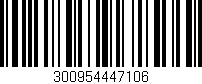 Código de barras (EAN, GTIN, SKU, ISBN): '300954447106'