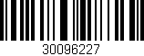 Código de barras (EAN, GTIN, SKU, ISBN): '30096227'