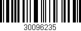 Código de barras (EAN, GTIN, SKU, ISBN): '30096235'