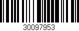 Código de barras (EAN, GTIN, SKU, ISBN): '30097953'