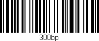 Código de barras (EAN, GTIN, SKU, ISBN): '300bp'