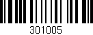 Código de barras (EAN, GTIN, SKU, ISBN): '301005'