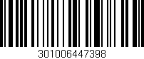 Código de barras (EAN, GTIN, SKU, ISBN): '301006447398'