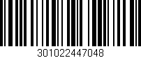 Código de barras (EAN, GTIN, SKU, ISBN): '301022447048'