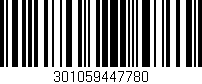 Código de barras (EAN, GTIN, SKU, ISBN): '301059447780'