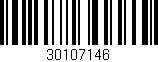 Código de barras (EAN, GTIN, SKU, ISBN): '30107146'