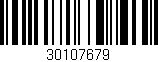 Código de barras (EAN, GTIN, SKU, ISBN): '30107679'