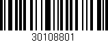Código de barras (EAN, GTIN, SKU, ISBN): '30108801'