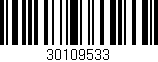 Código de barras (EAN, GTIN, SKU, ISBN): '30109533'