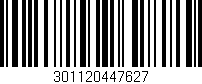 Código de barras (EAN, GTIN, SKU, ISBN): '301120447627'