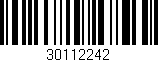 Código de barras (EAN, GTIN, SKU, ISBN): '30112242'