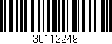 Código de barras (EAN, GTIN, SKU, ISBN): '30112249'