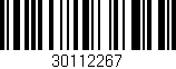 Código de barras (EAN, GTIN, SKU, ISBN): '30112267'