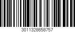Código de barras (EAN, GTIN, SKU, ISBN): '3011328658757'