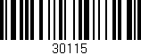 Código de barras (EAN, GTIN, SKU, ISBN): '30115'