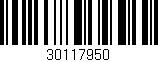 Código de barras (EAN, GTIN, SKU, ISBN): '30117950'