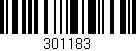 Código de barras (EAN, GTIN, SKU, ISBN): '301183'