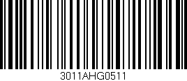 Código de barras (EAN, GTIN, SKU, ISBN): '3011AHG0511'