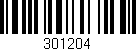 Código de barras (EAN, GTIN, SKU, ISBN): '301204'