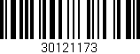 Código de barras (EAN, GTIN, SKU, ISBN): '30121173'
