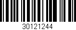 Código de barras (EAN, GTIN, SKU, ISBN): '30121244'